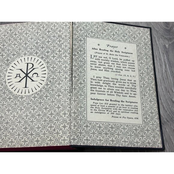 Catholic Edition Holy Bible 1957 Douay Version & Confraternity Emboss Cover - Picture 8 of 9